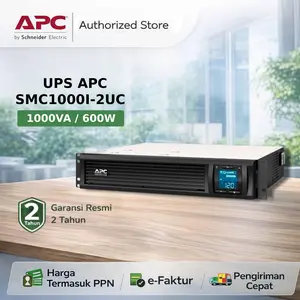 UPS APC SMC1000I-2UC Smart-UPS C 1000 VA LCD RM 2U 230V SmartConnect