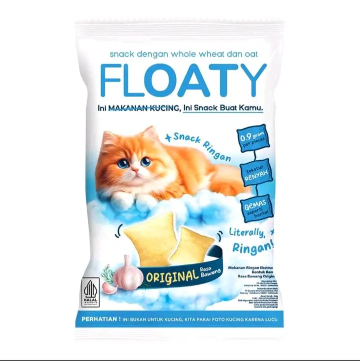Floaty camilan original rasa bawang 60 gram Snack Cemilan Crispy Kering Food 2