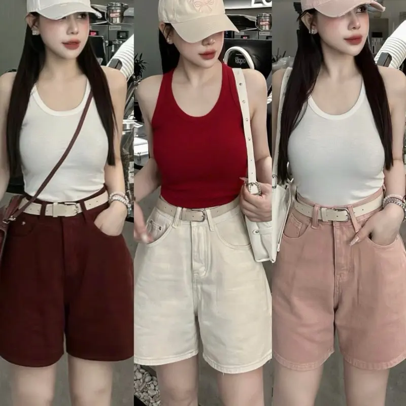 (S-2Xl) HHCHOU - Quần Ngố Jeans full màu chất jeans mềm | BigBuy360 - bigbuy360.vn (S-2Xl) HHCHOU - Quần Ngố Jeans full màu chất jeans mềm | BigBuy360 - bigbuy360.vn