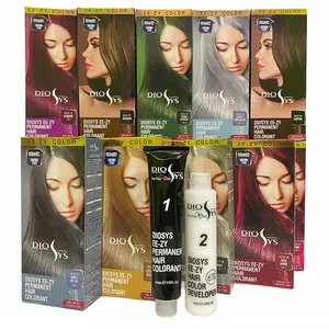 Diosys Hair Color Cat Rambut Pewarna Rambut Permanen Dan Penetral (Bleaching) 45 ML