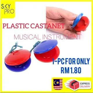 1 PC MUSICAL INSTRUMENT CHILDREN CASTANET (Plastic)