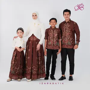 IZARABATIK - Set Selina Series Family Jaguard Fukuro Premium Free Bross Cantik Set Kebaya Batik Modern Wisuda Lamaran Tunangan Kondangan Bridesmaid