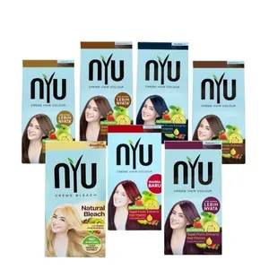 NYU CREME HAIR COLOUR Pewarna Rambut/ Cat Rambut Natural (TANPA AMONIA)