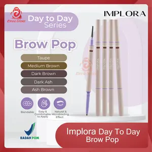 Implora Day to Day Series Brow Pop - Implora Pensil Alis Longlasting Waterproof