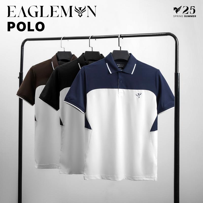 NEW Áo Polo nam TORANO phối thân,chống nhăn co giãn TP047 Menswear Có Cổ