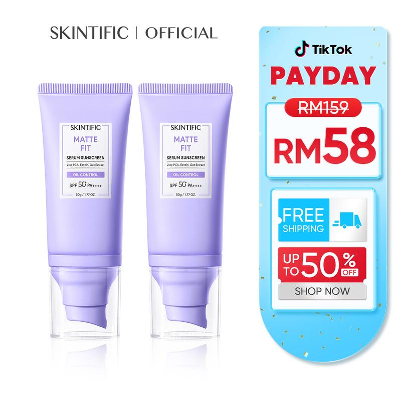 SKINTIFIC - [2PCS] Sunscreen -Aqua Light Daily Sunscreen SPF - TikTok ...
