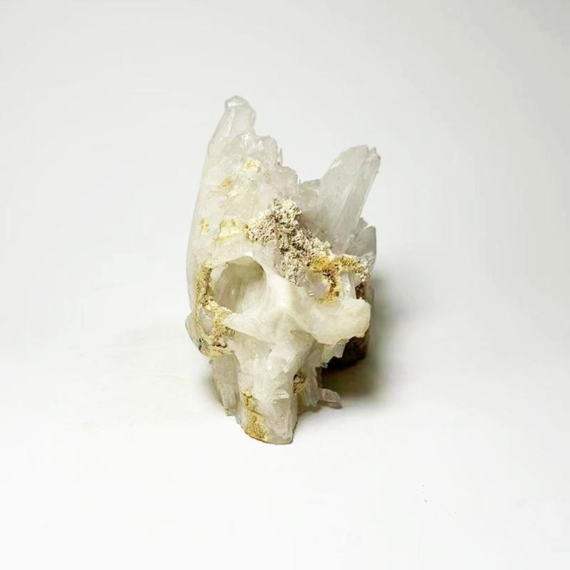 crystal carving cluster skull - TikTok Shop Singapore