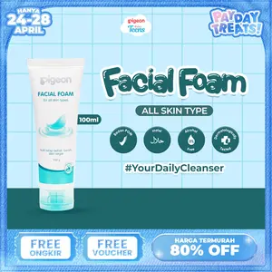 PIGEON TEENS FACIAL FOAM ALL SKIN TYPES 100ML| Kulit Normal | Sabun Cuci Muka Remaja | Pembersih Muka Remaja