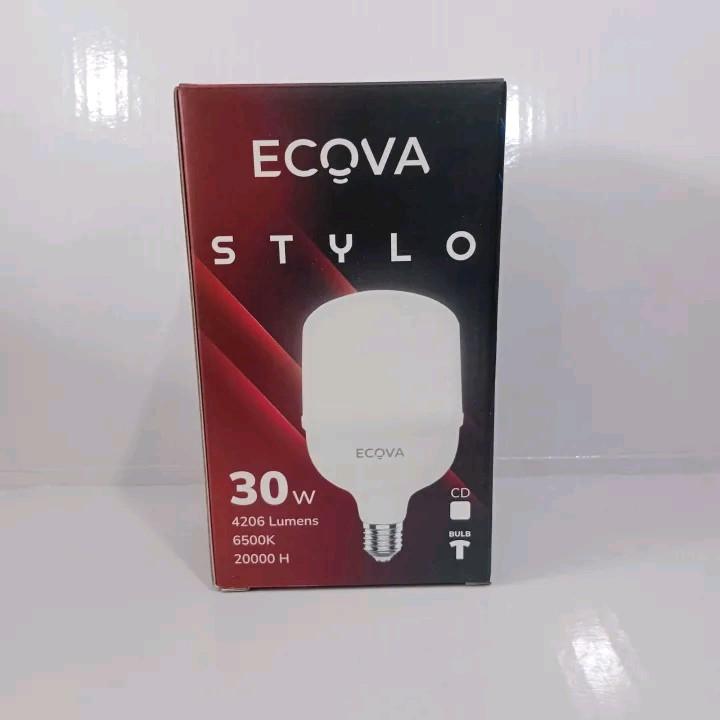 Ecova Lampu Bohlam LED 5 10 15 20 30 40 50 Watt LED kapsul All Varian Putih 3