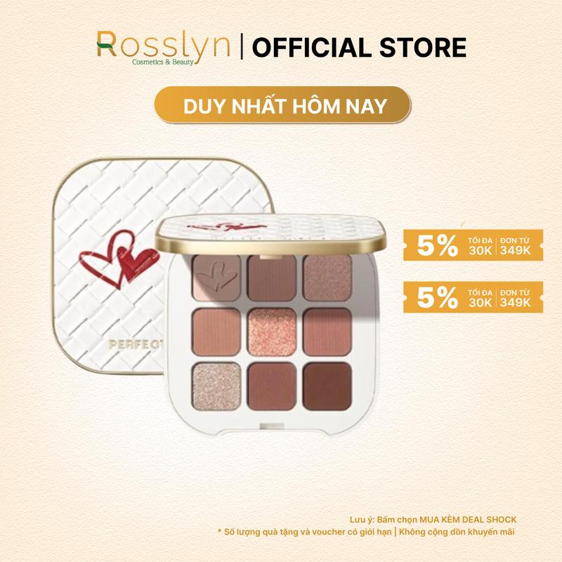 Bảng Phấn Mắt Perfect Diary 09 Màu 7.5g Số #02 Phiên Bản Tình Yêu