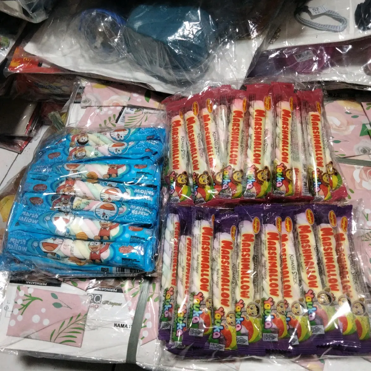 MARSHMALLOW Kepang Stick Bundling 3 Pack Isi 60 Pcs
