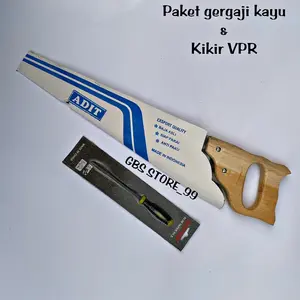 Gergaji Top dan Kikir Gergaji potong kayu bahan baja siap Pakai