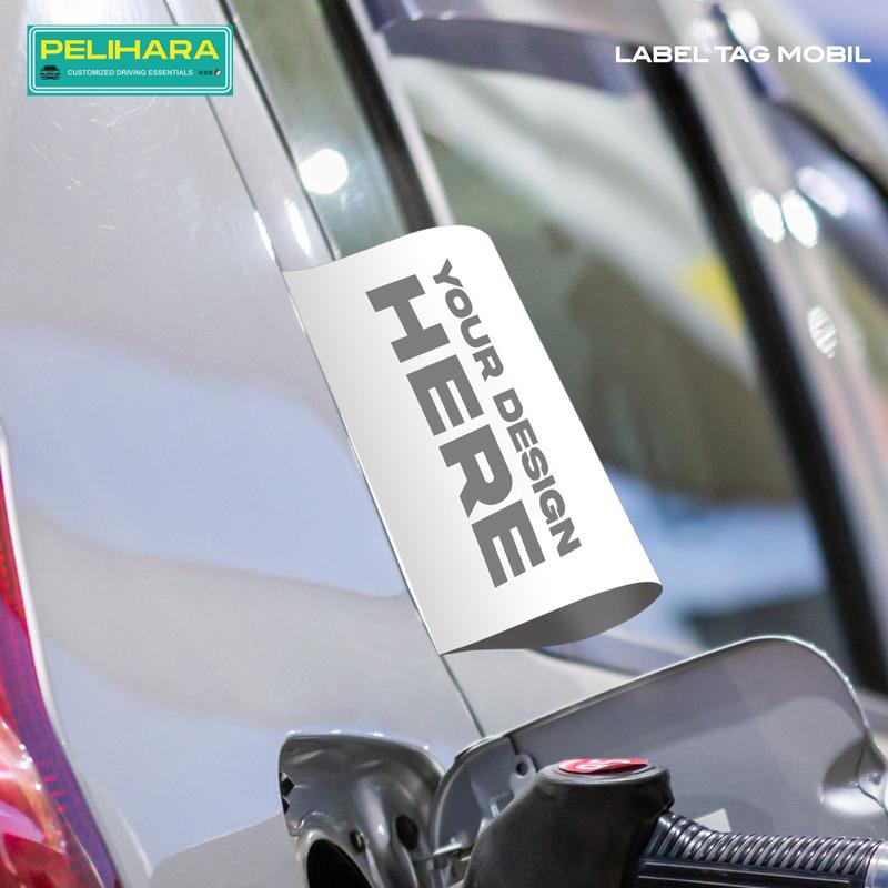 LABEL TAG MOBIL CUSTOM PRINT - Shop | Tokopedia