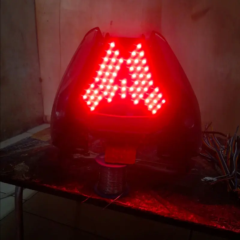 stoplamp running beat baru deluxe/street 2020-2024 10mode lampu rem Kendaraan Motor 1