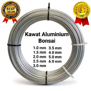 Kawat Aluminium Bonsai 1.0 mm - 6.0mm Eceran