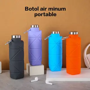 SBY Botol Air Minum Lipat 700ml Silikon Tempat Minuman Portable Sgt Fleksibel dan Tahan Bocor Cocok Bepergian Jalan2 Camping Keluar Kota Gampang Di Simpan Untuk Anak2 Dewasa Unisex Tersedia 4 Olahraga