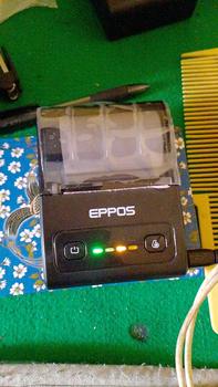 Product Review of Eppos EP5813 Mini Mobile Printer Thermal Bluetooth 58mm Portable RPP02N EP 5813 Print Struk PPOB Mokapos Qasir Pawoon EP-5813 Baterai Hitam Paper Label from K**🥏 0