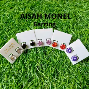 anting/giwang monel diamond original 6mm