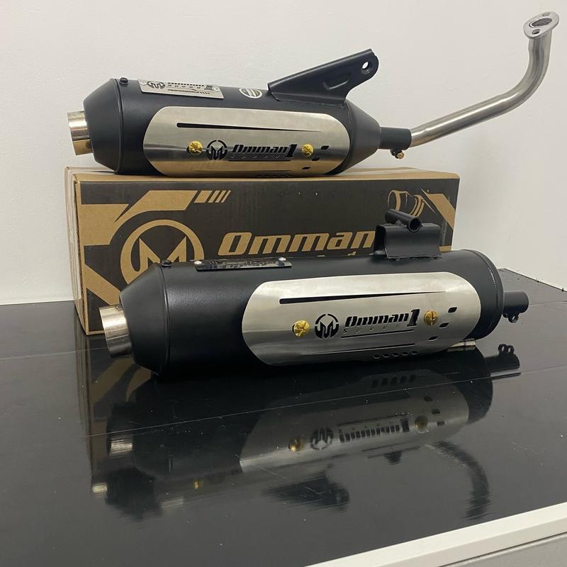 Knalpot Tsugigi Full Set Stainles Stell dengan Saringan Setengah dan Tameng untuk Motor Mio, Scoopy, PCX, Aerox, dan Nmax - Tempat 6