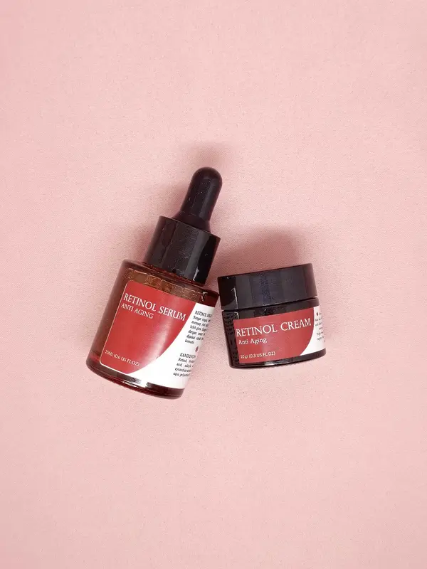 PAKET RETINOL NIGHT SERUM & CREAM Untuk Mengatasi Flek Hitam dan Mencegah Penuaan Plus Anti Aging Memutihkan, Memudarkan, Mencerahkan Wajah 7