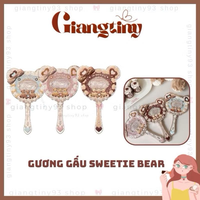  Flower Knows Hoa Biết BST Sweetie Bear Gấu Gương Cầm Tay 