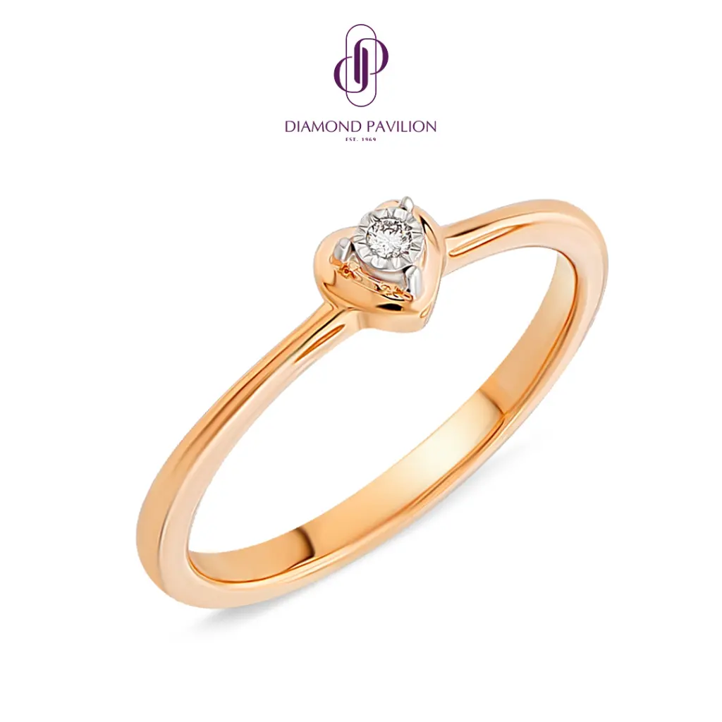 Diamond Pavilion Cincin Emas Batu Berlian Carlene Ring