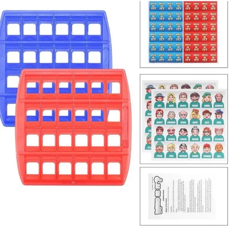 Mainan Anak Tebak Gambar Board Game WHO IS IT - Mainan Tebakan Gambar Best Seller Toys 6