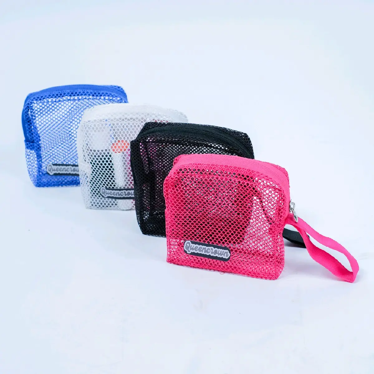 pouch kosmetik tempat sabun multifungsi organizer tas koin tas jaring pouch mini tas make up