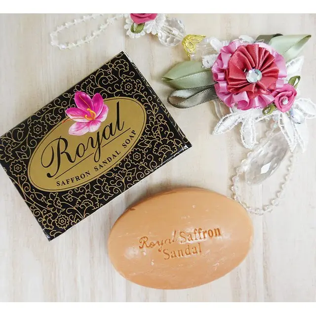Royal Saffron Sandal Soap 75gm