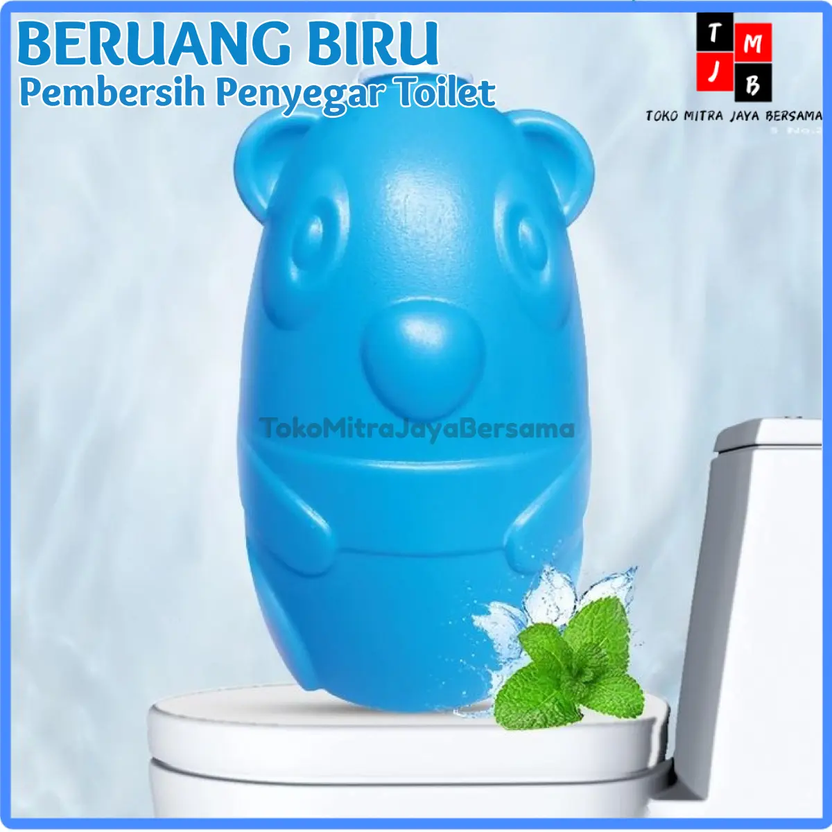 Si Biru Beruang Pembersih Penyegar toilet Kloset Duduk Pembersih WC