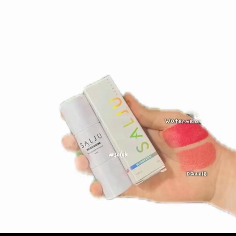 SALJU BLUSHER STICK 2 IN 1 BRUSH AND BLUSHER WITH 2 CODE Makeup 4