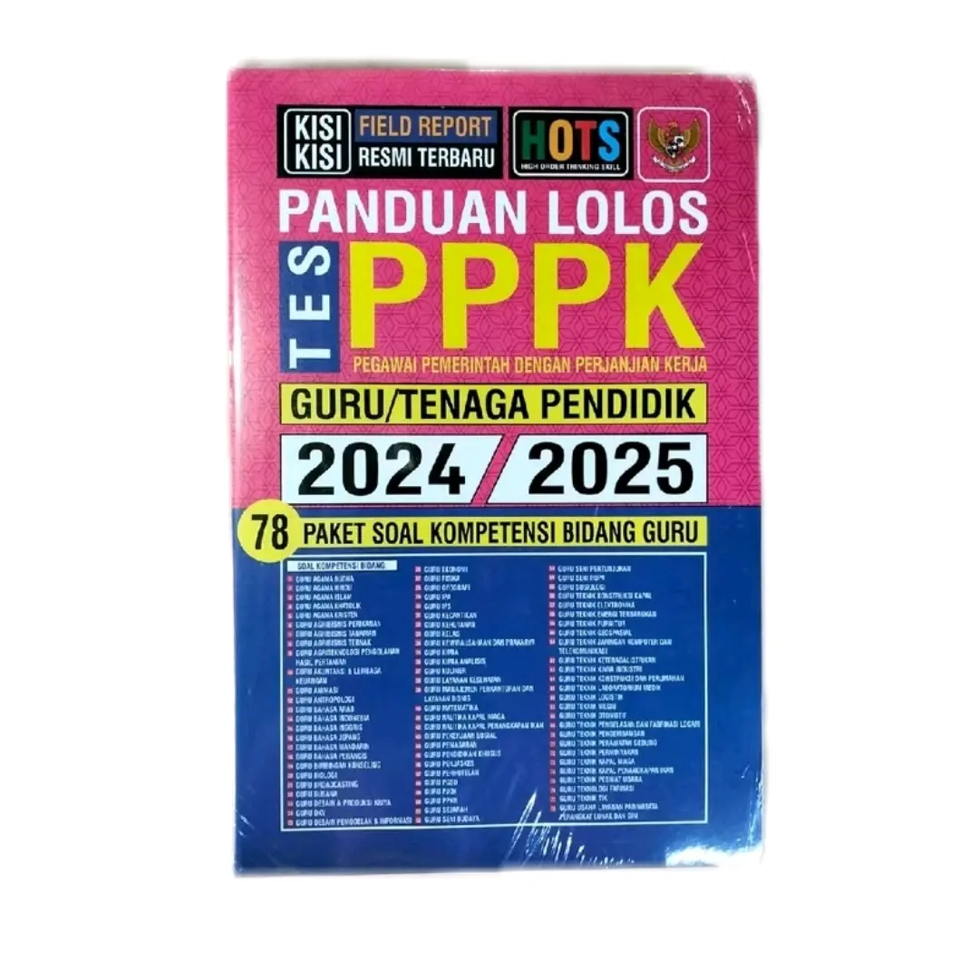PANDUAN LOLOS TES PPPK guru / tenaga pendidik 2024 / 2025
