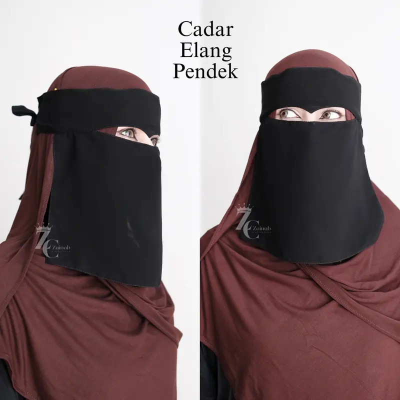 Niqob cadar Saudi sifon  asli muslim tangan Jilbab Syari Kerja 5