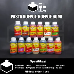 Perisa pasta koepoe 60ml / Perasa Makanan / Penguat Aroma Makanan