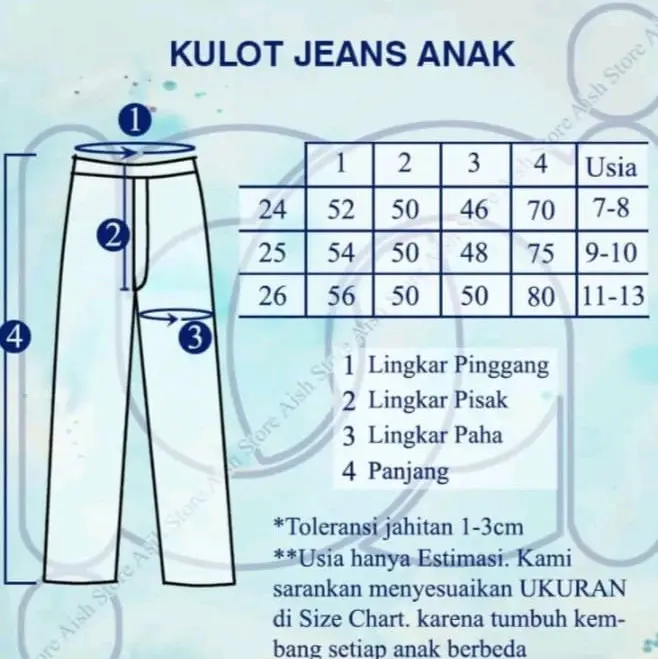CELANA FASHION ANAK PEREMPUAN CARGO USIA 4-13 TAHUN / KULOT JEANS ANAK VIRAL TERBARU 5