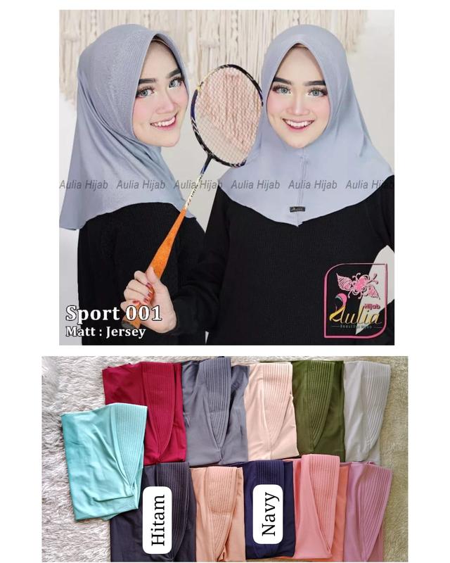 JILBAB SPORT AULIA JILBAB JERSEY SIZE M 0