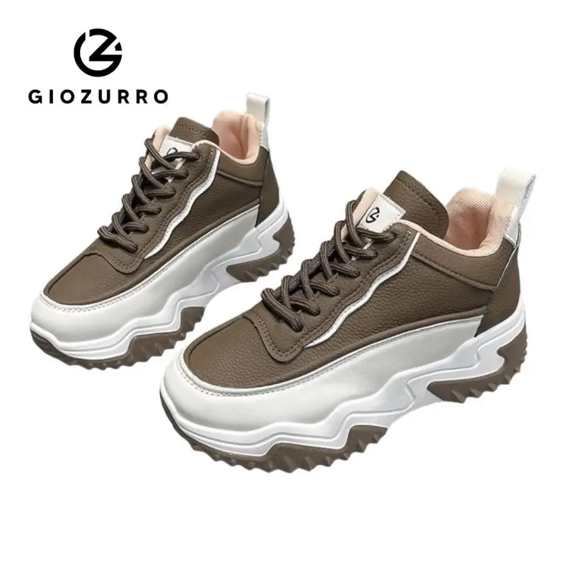 GIOZURRO SEPATU WANITA SNEAKER WANITA TERBARU GZ8008 Sepatu Boots Wanita Sportif Ringan Casual Hitam Shoes Putih Olahraga 3