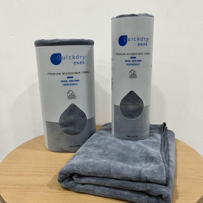 Gambar QUICKDRY Handuk Mandi Microfiber Packaging Mika - TRAVEL SIZE 100x50cm - Light Blue dari House of Julia Kota Administrasi Jakarta Utara 5 Tokopedia