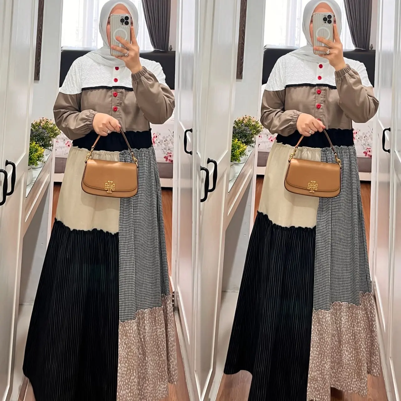 GAMIS DRESS KEKINIAN SYAINA S-mut TERBARU MIX WARNA