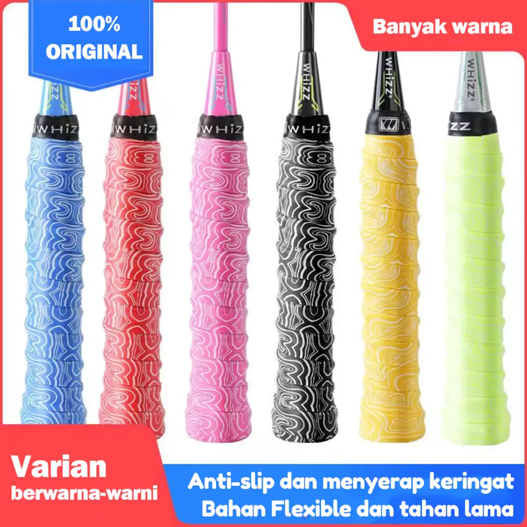 Grip Karet Raket Badminton / Grip Tulang Bahan Karet Premium Anti Slip Berkualitas