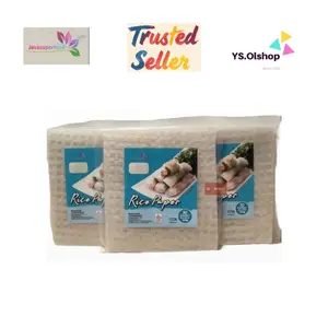 Rice Paper KOTAK 300 g isi 30 lembar - Banh Trang 22cm - Kulit Lumpia Vietnam- Rice roll- Salad Wrap rice  paper