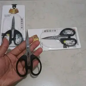Gunting Butik Tanduk Domba Garut 100% Tajam 'Hitam