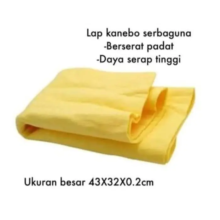 Kain Lap Kanebo jumbo Besar Berserat 43 x 32 CM Serap Tinggi