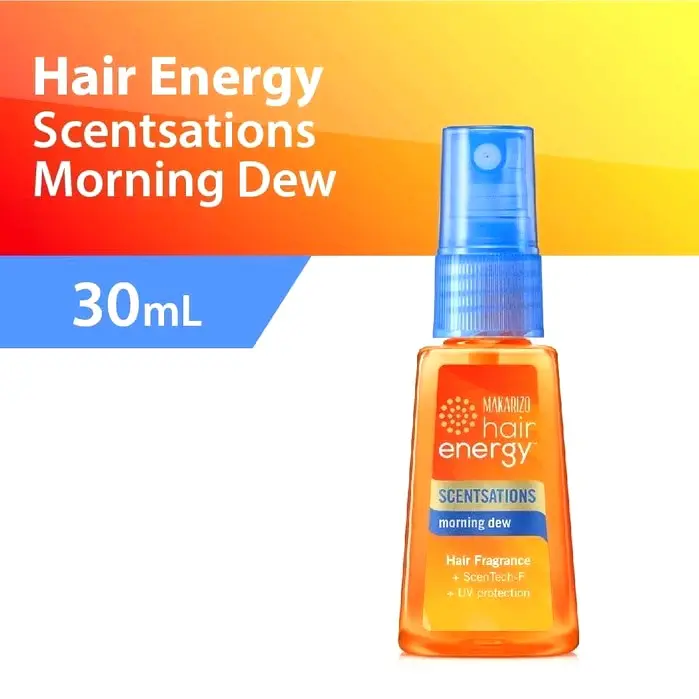 Makarizo Hair Energy Scentsations Hair Parfume Wangi Spray - Parfum Rambut 100ml & 30ml  Bau Bunga Cherry 6