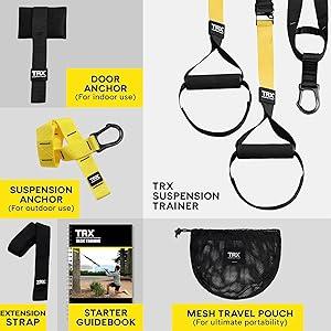 TRX PRO 4 Suspension training kit body Fitness gym otot portable 3