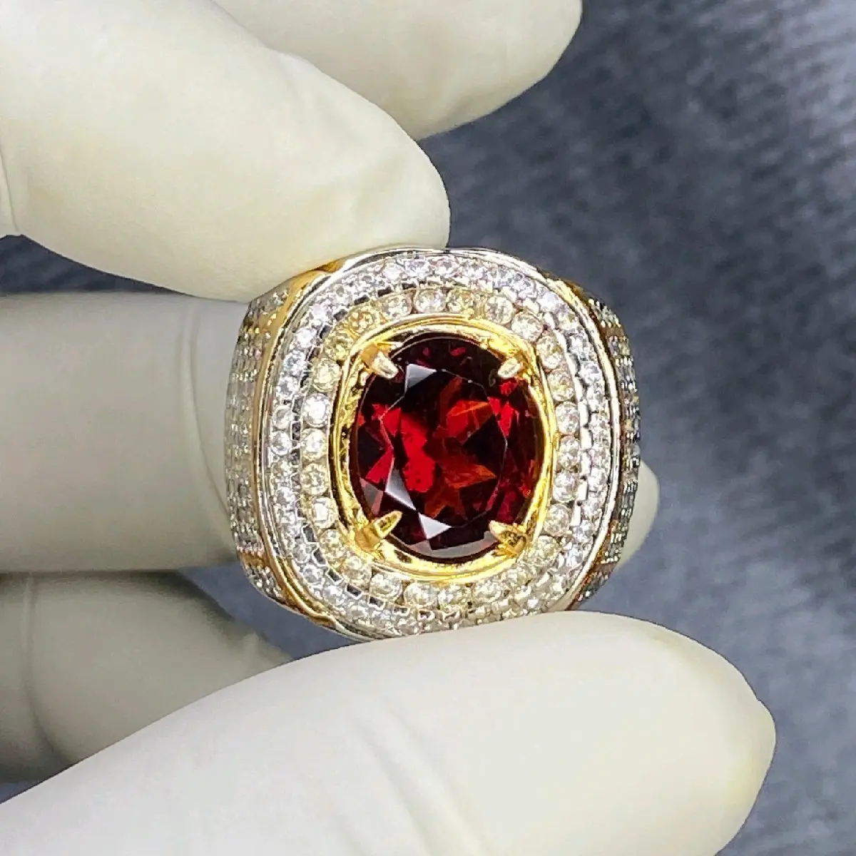 CINCIN MALAYA GARNET RING ICN