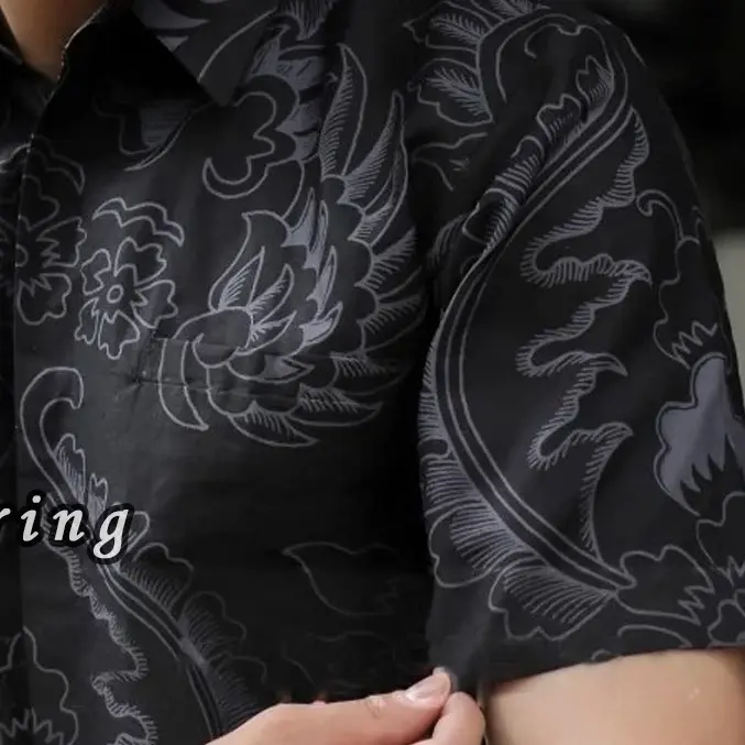 Full Lapis Furing Kemeja Batik Pria fit katun 2