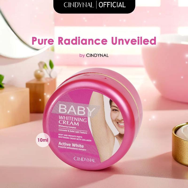 [NEW] Cindynal Baby Whitening Krim - Cream Pemutih Badan  Ketiak  Leher Pantat dan Selangkangan 2