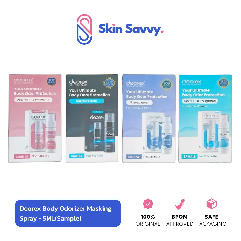 [SAMPLE] Deodorant Semprotan Deorex Body Odorizer [SAMPLE 5 ML]