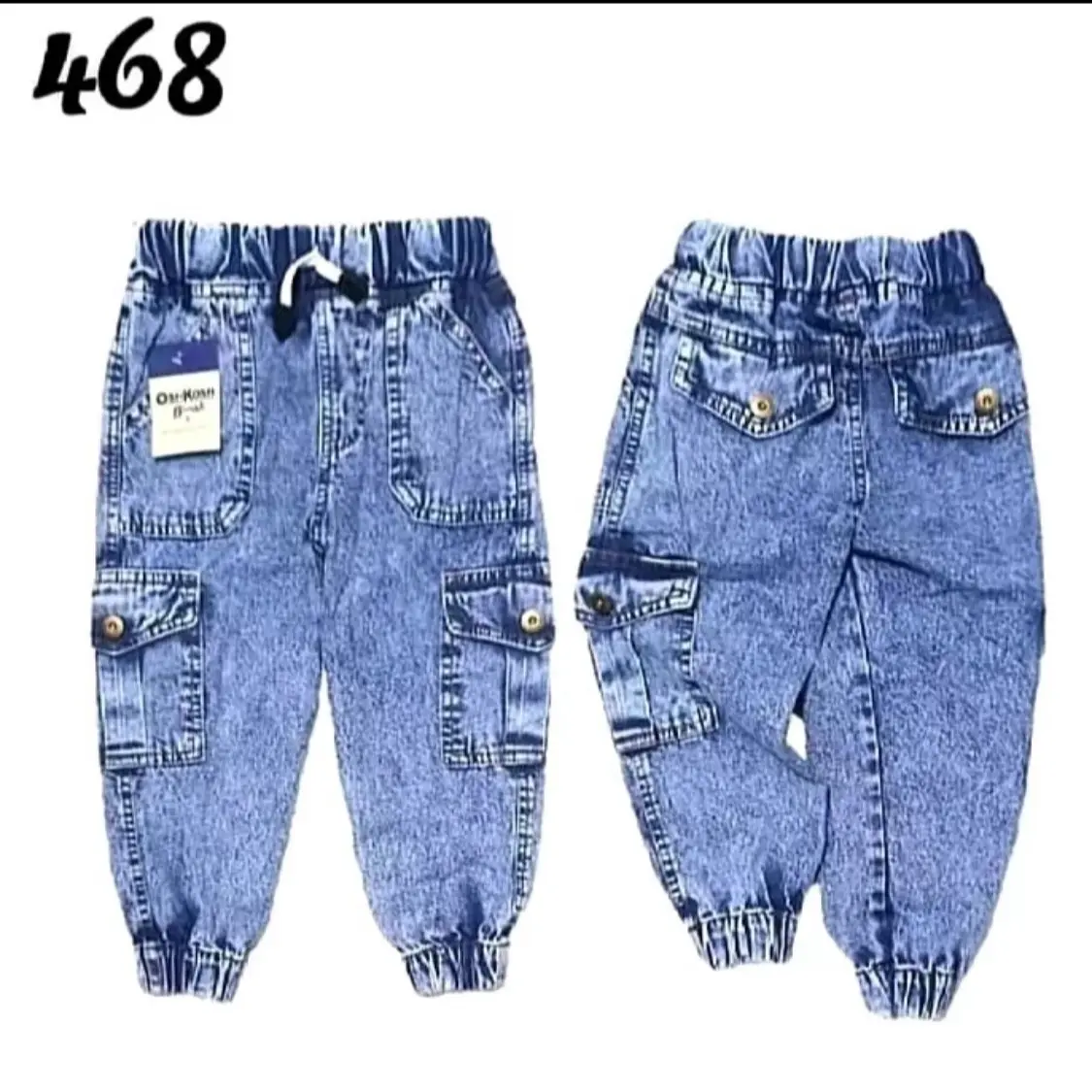 celana jeans anak laki laki model joger kargo snaw Fashion